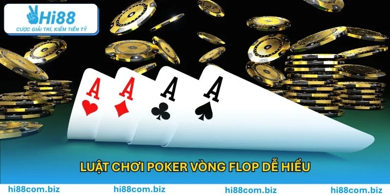 Luật chơi Poker vòng Flop dễ hiểu Luật chơi Poker vòng Flop dễ hiểu